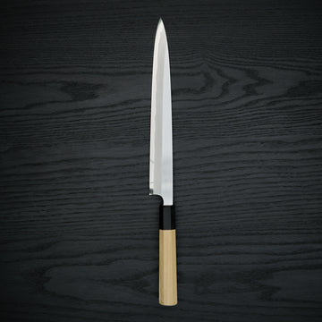 Hitohira Togashi White #1 Tachi Left-Handed Yanagiba 270mm Ho Wood Handle