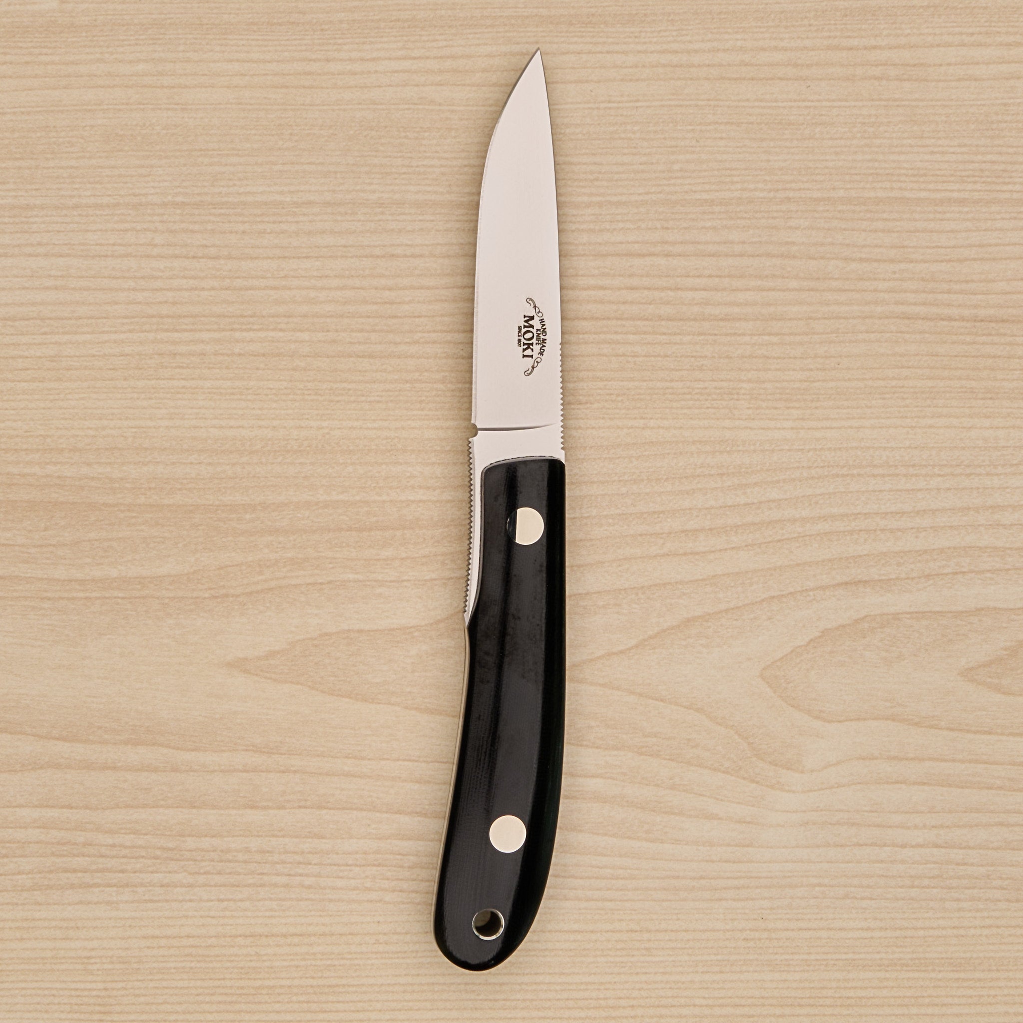 MOKI Banff Fixed Blade Linen Micarta Handle (Medium) – Kitchin Tools