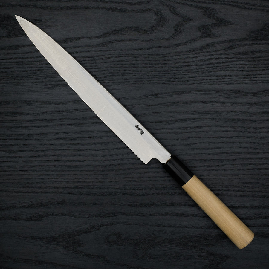 Morihei Munetsugu White #2 Yanagiba 270mm Ho Wood Handle