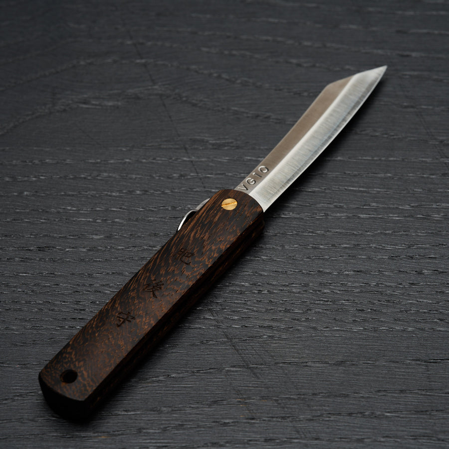 Higonokami VG10 Folding Knife Tagayasan Handle