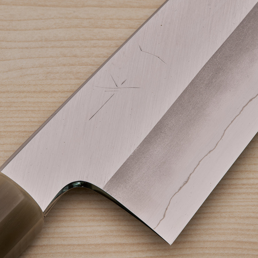 Hitohira Kikuchiyo Kyuzo Silver #3 Migaki Gyuto 210mm Ho Wood Handle