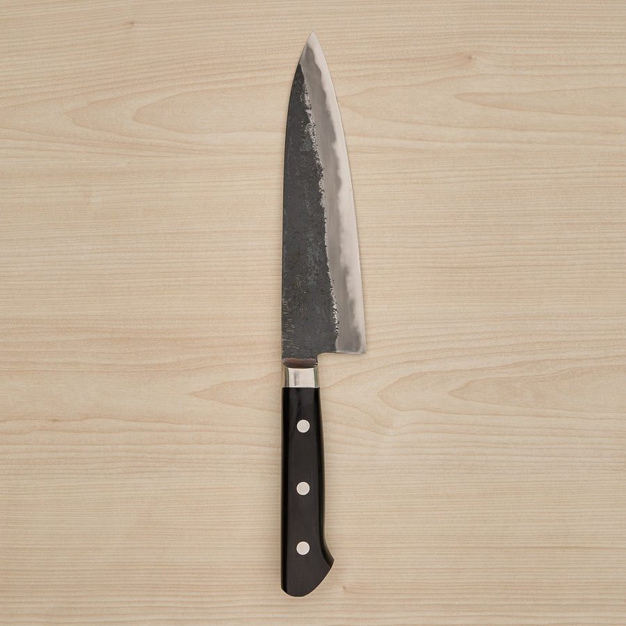 Morihei Hisamoto Kurouchi White #1 Gyuto 180mm Pakka Handle (Fine Finish)