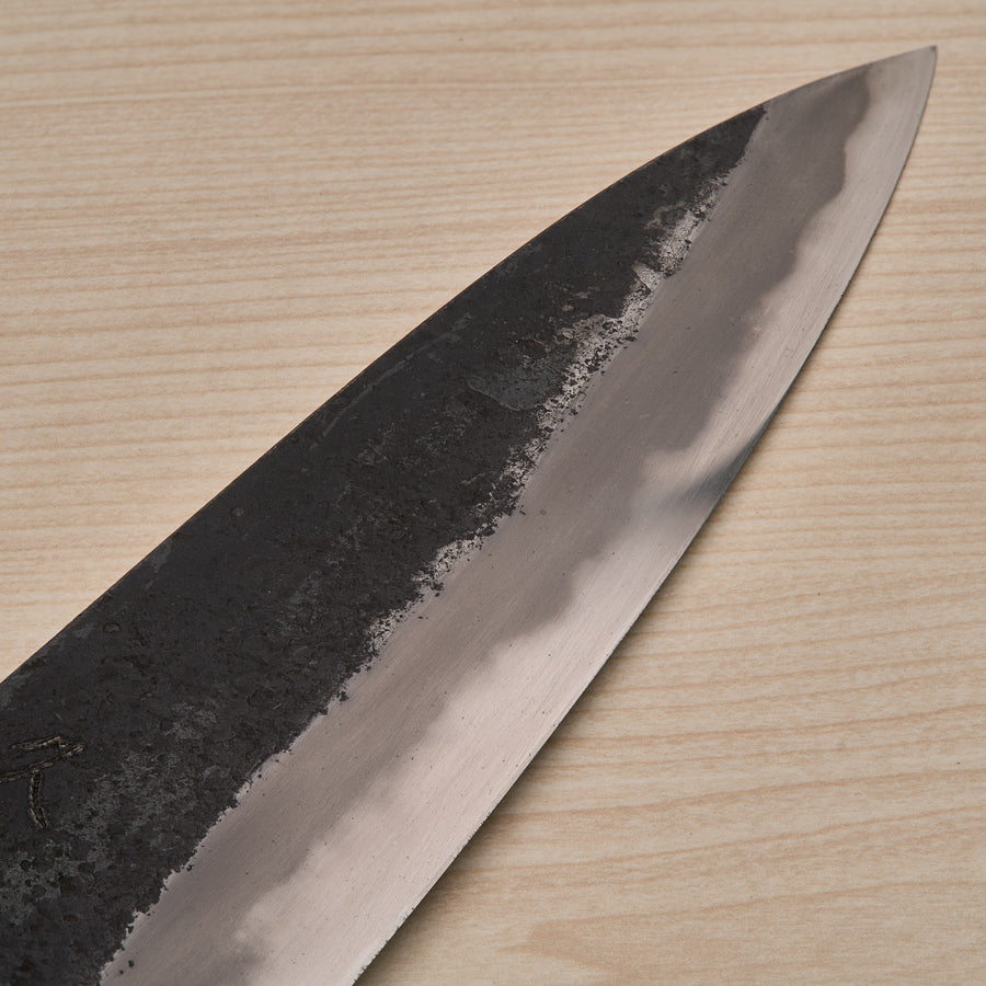 Morihei Hisamoto Kurouchi White #1 Gyuto 180mm Pakka Handle (Fine Finish)