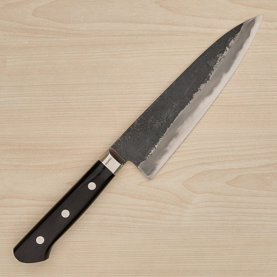 Morihei Hisamoto Kurouchi White #1 Gyuto 180mm Pakka Handle (Fine Finish)
