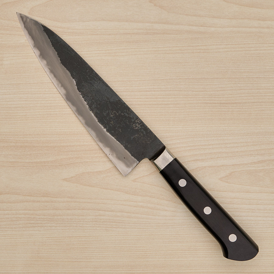 Morihei Hisamoto Kurouchi White #1 Gyuto 180mm Pakka Handle (Fine Finish)