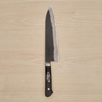 Morihei Hisamoto Kurouchi White #1 Gyuto 210mm Pakka Handle (Fine Finish)