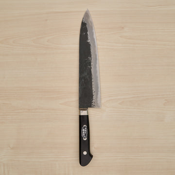Morihei Hisamoto Kurouchi White #1 Gyuto 240mm Pakka Handle (Fine Finish)