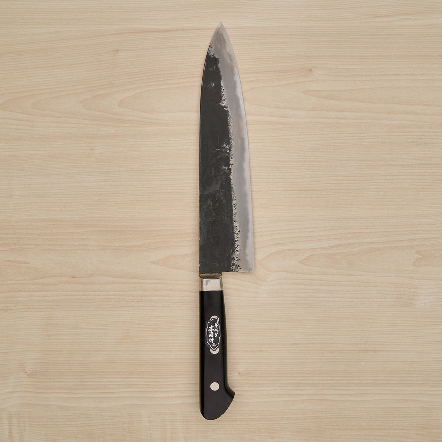 Morihei Hisamoto Kurouchi White #1 Gyuto 240mm Pakka Handle (Fine Finish)