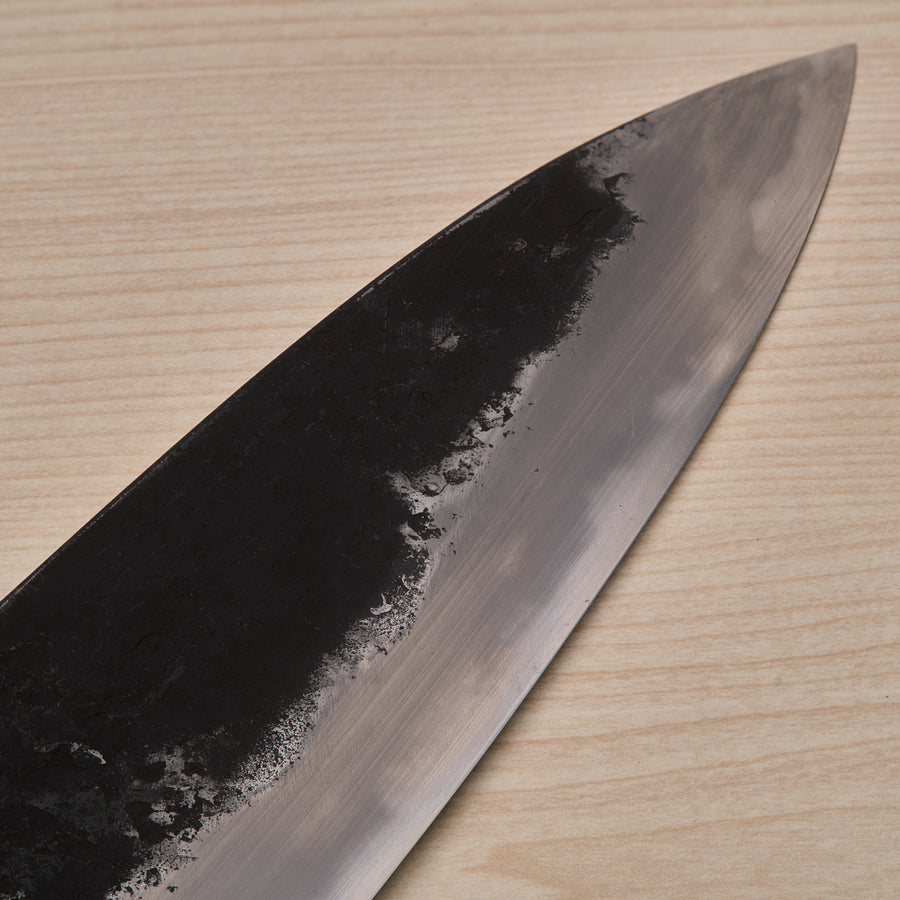 Morihei Hisamoto Kurouchi White #1 Gyuto 240mm Pakka Handle (Fine Finish)