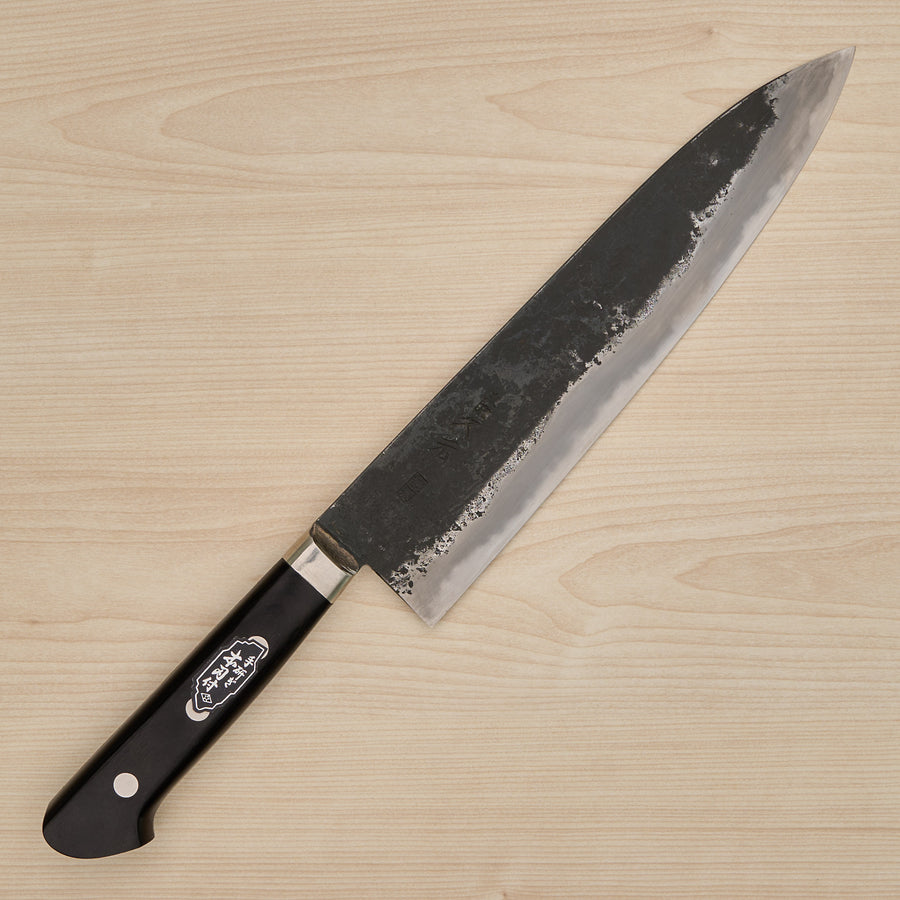 Morihei Hisamoto Kurouchi White #1 Gyuto 240mm Pakka Handle (Fine Finish)