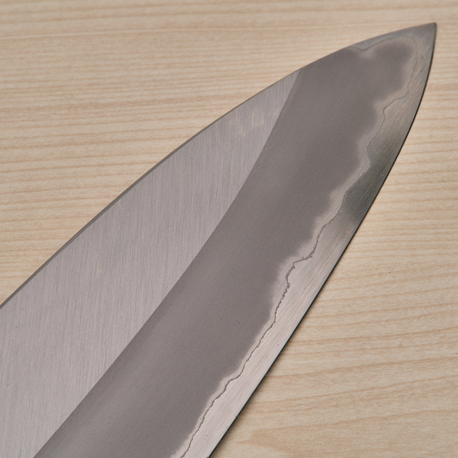 Hitohira Togashi White #1 Stainless Clad Migaki Gyuto 210mm Ho Wood Handle