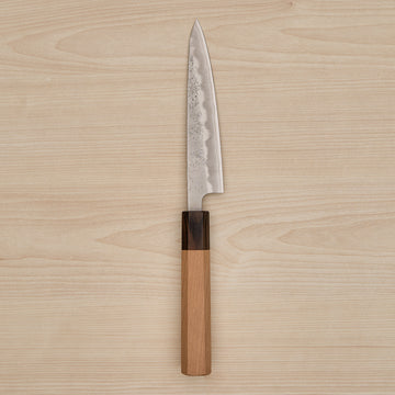 Hitohira Futana S3 Nashiji Petty 135mm Cherry Wood Handle