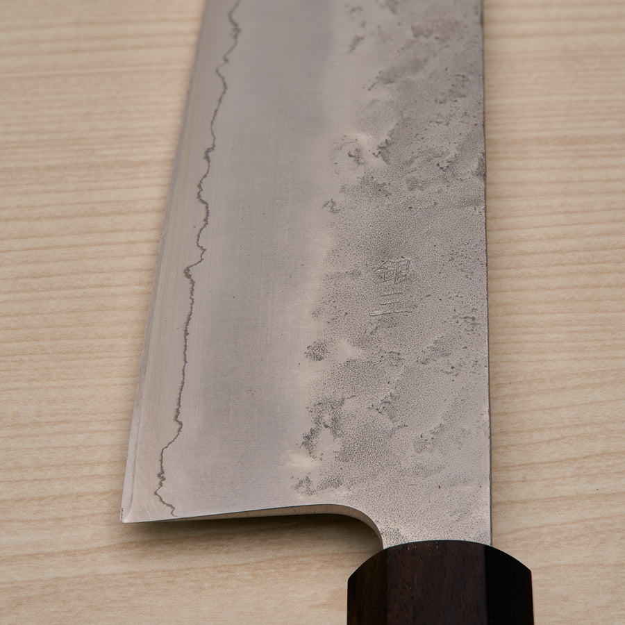 Hitohira Futana S3 Nashiji Gyuto 240mm Cherry Wood Handle