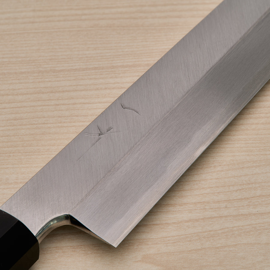 Hitohira Kikuchiyo Manzo Blue #2 Yanagiba 300mm Ho Wood Handle