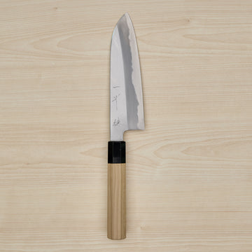 Hitohira Kikuchiyo Ren Blue #2 Santoku 180mm Ho Wood Handle