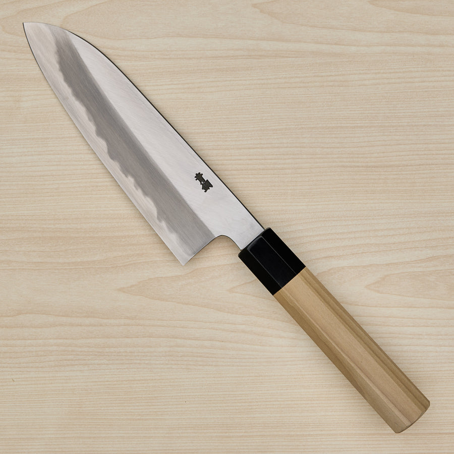 Hitohira Kikuchiyo Ren Blue #2 Santoku 180mm Ho Wood Handle