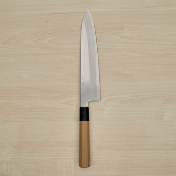 Hitohira Kikuchiyo Ren Blue #2 Gyuto 240mm Ho Wood Handle