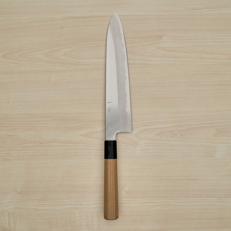 Hitohira Kikuchiyo Ren Blue #2 Gyuto 240mm Ho Wood Handle