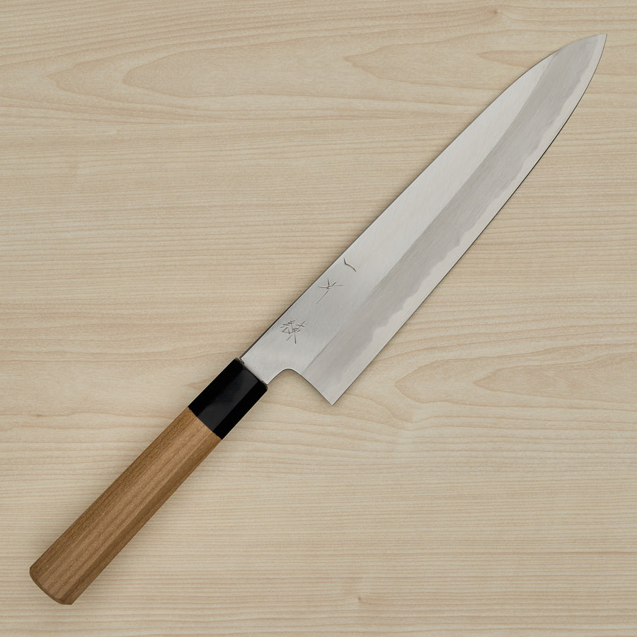 Hitohira Kikuchiyo Ren Blue #2 Gyuto 240mm Ho Wood Handle