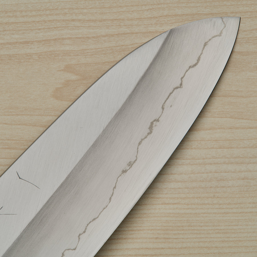 Hitohira Kikuchiyo Ren Silver #3 Santoku 180mm Ho Wood Handle