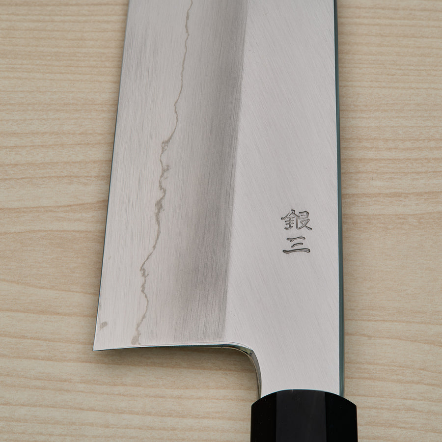 Hitohira Kikuchiyo Ren Silver #3 Gyuto 240mm Ho Wood Handle