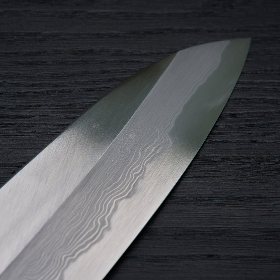 Hitohira Gorobei Ren White #2 Damascus Gyuto 240mm Ho Wood Handle