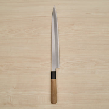 Hitohira Kikuchiyo Rikichi Silver #3 Yanagiba 300mm Ho Wood Handle