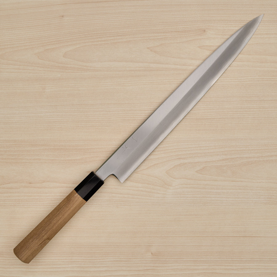 Hitohira Kikuchiyo Rikichi Silver #3 Yanagiba 300mm Ho Wood Handle