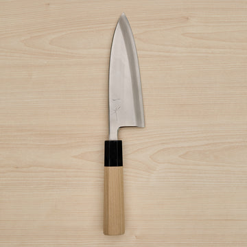 Hitohira Kikuchiyo Rikichi Silver #3 Deba 150mm Ho Wood Handle