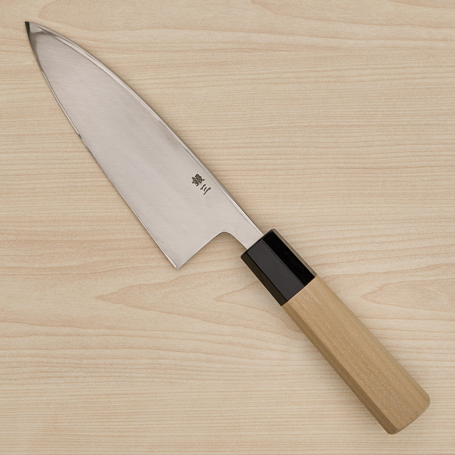 Hitohira Kikuchiyo Rikichi Silver #3 Deba 150mm Ho Wood Handle
