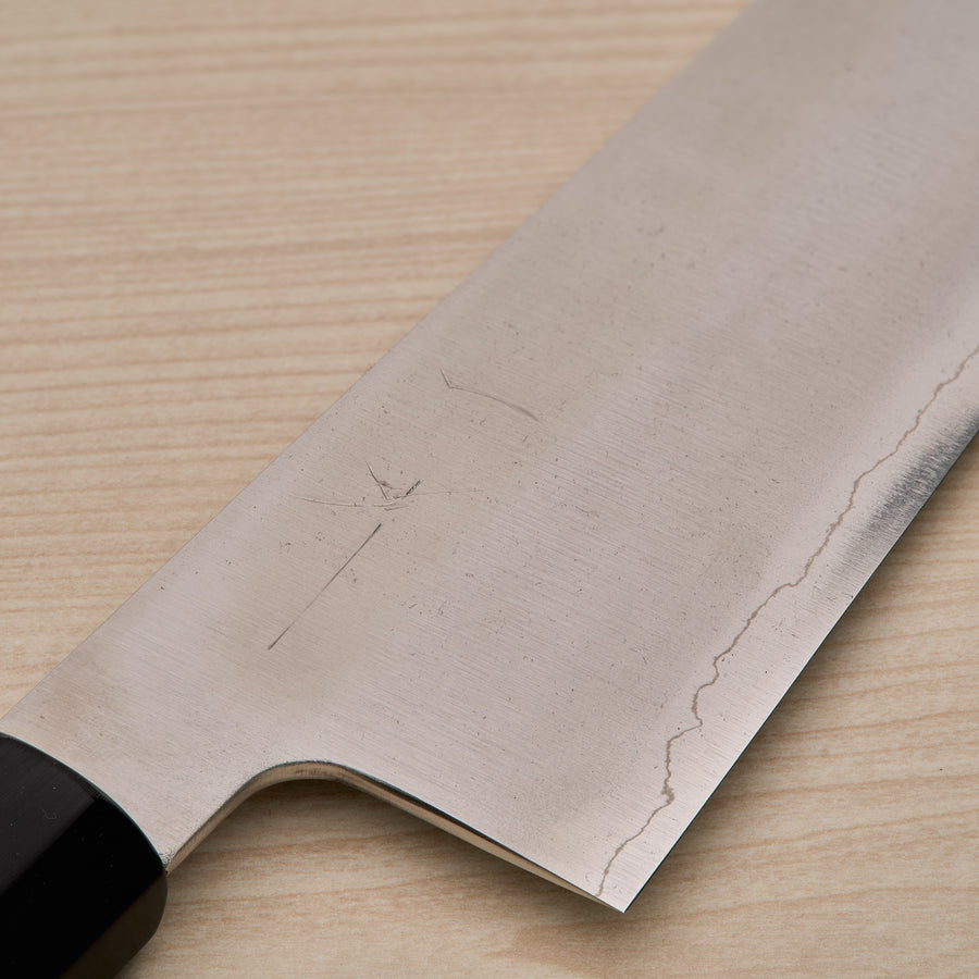 Hitohira Kikuchiyo Gosaku Silver #3 Gyuto 240mm Olivewood Handle
