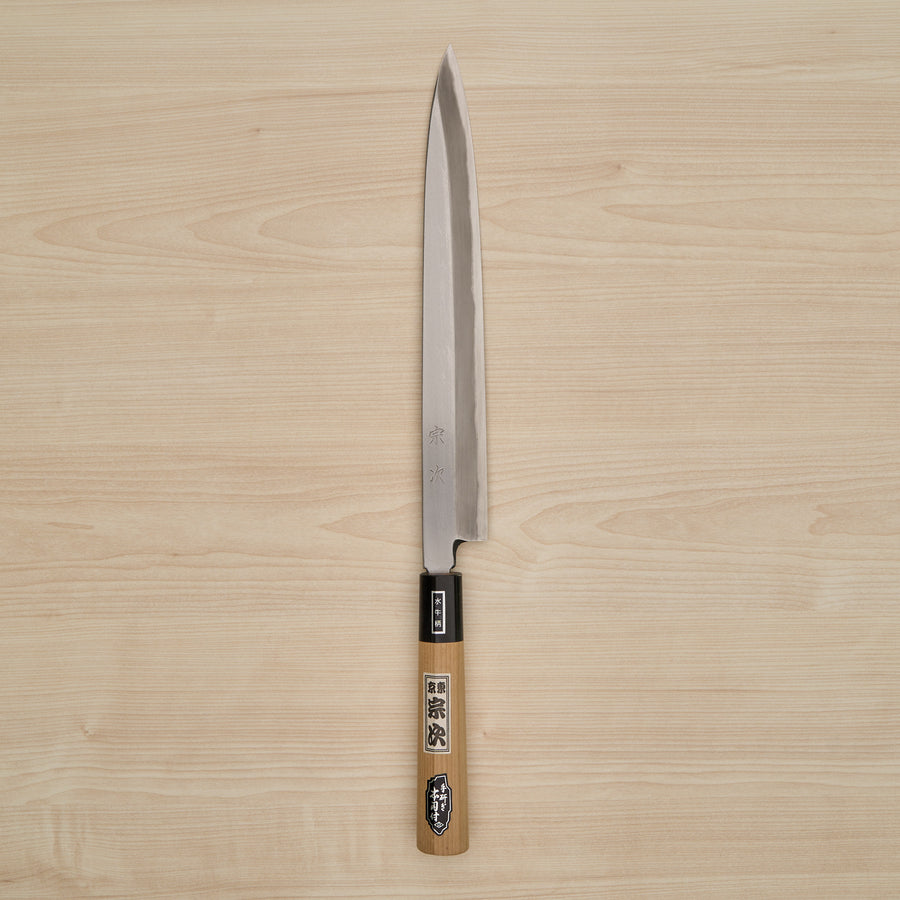 Morihei Munetsugu White #2 Yanagiba 270mm Ho Wood Handle