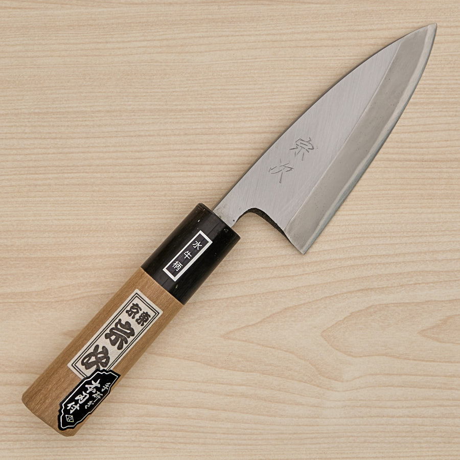 Morihei Munetsugu White #2 Deba 105mm Ho Wood Handle