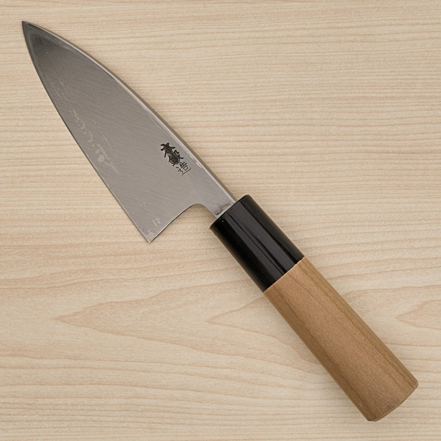 Morihei Munetsugu White #2 Deba 105mm Ho Wood Handle