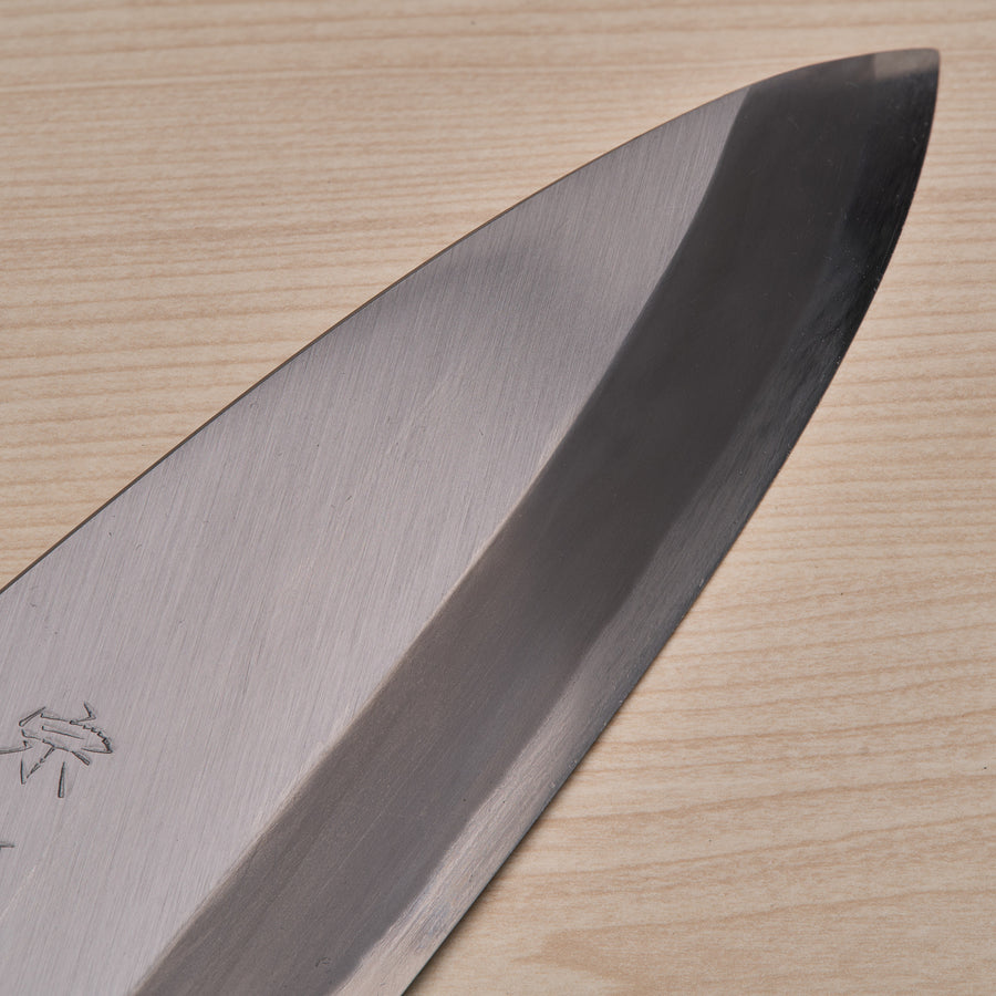 Morihei Munetsugu White #2 Deba 165mm Ho Wood Handle (Fine Finish)