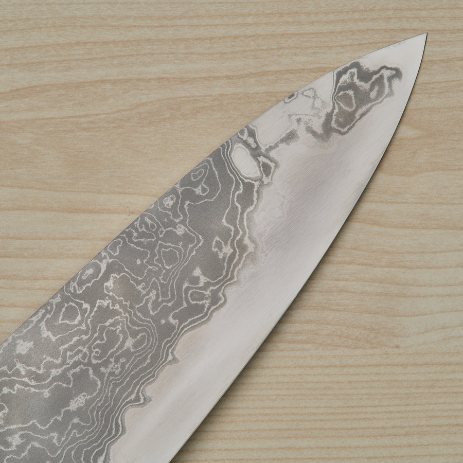 Hitohira Tanaka Yohei Blue #1 Damascus Gyuto 240mm Taihei Makassar Ebony