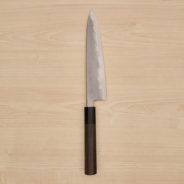 Hitohira Tanaka Izo Blue #1 Stainless Clad Gyuto 210mm Ziricote Handle