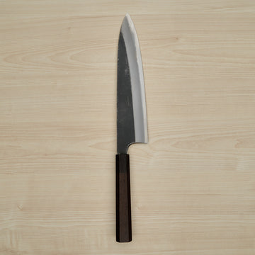 Hitohira Togashi White #2 Kurouchi Gyuto 240mm Tagayasan Handle