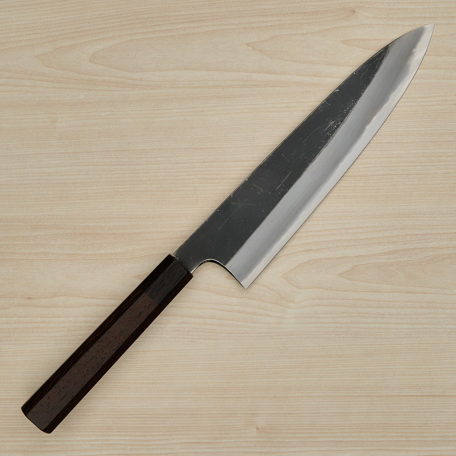 Hitohira Togashi White #2 Kurouchi Gyuto 240mm Tagayasan Handle