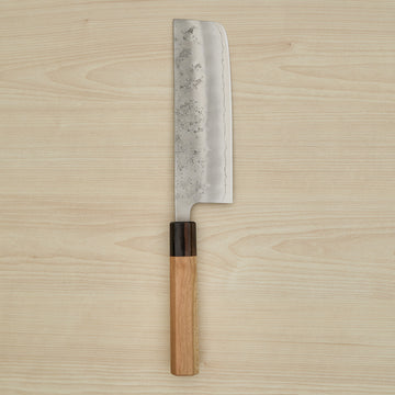 Hitohira Futana S3 Nashiji Nakiri 165mm Cherry Wood Handle