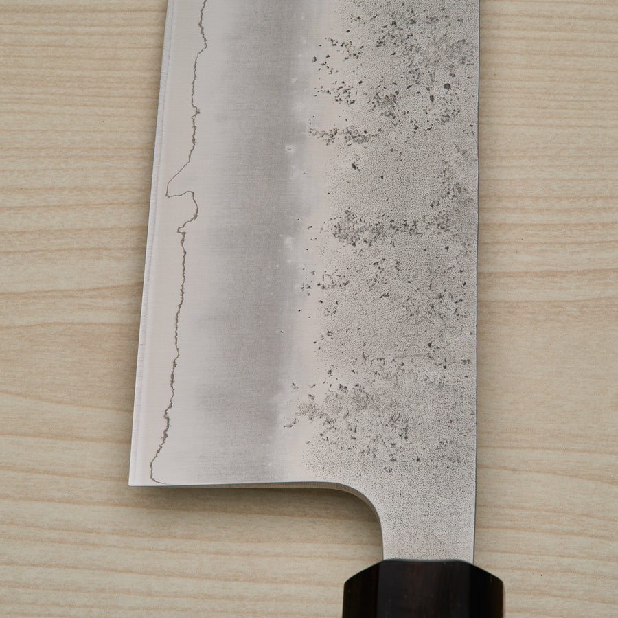 Hitohira Futana S3 Nashiji Nakiri 165mm Cherry Wood Handle