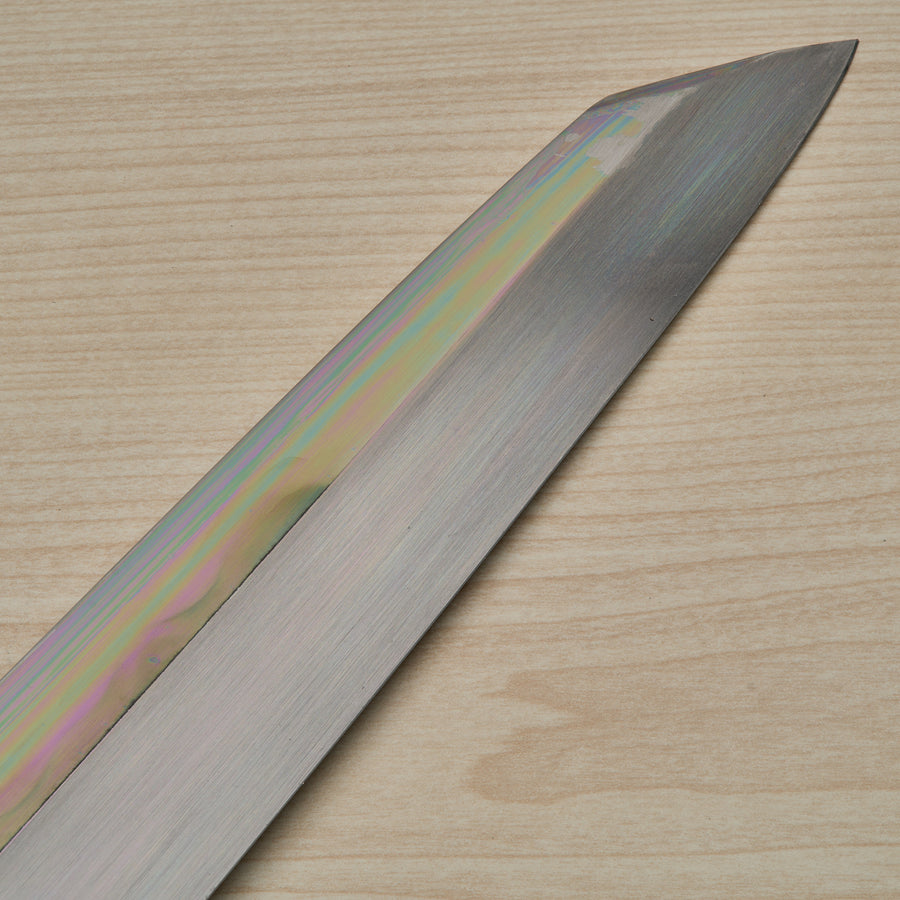 Hitohira Togashi White #1 Mizu Honyaki Kiritsuke Yanagiba 300mm Taihei Ebony Handle