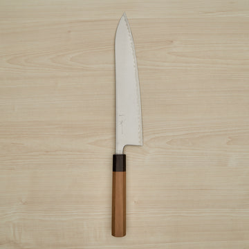 Hitohira Futana SB Migaki Gyuto 240mm Cherry Wood Handle