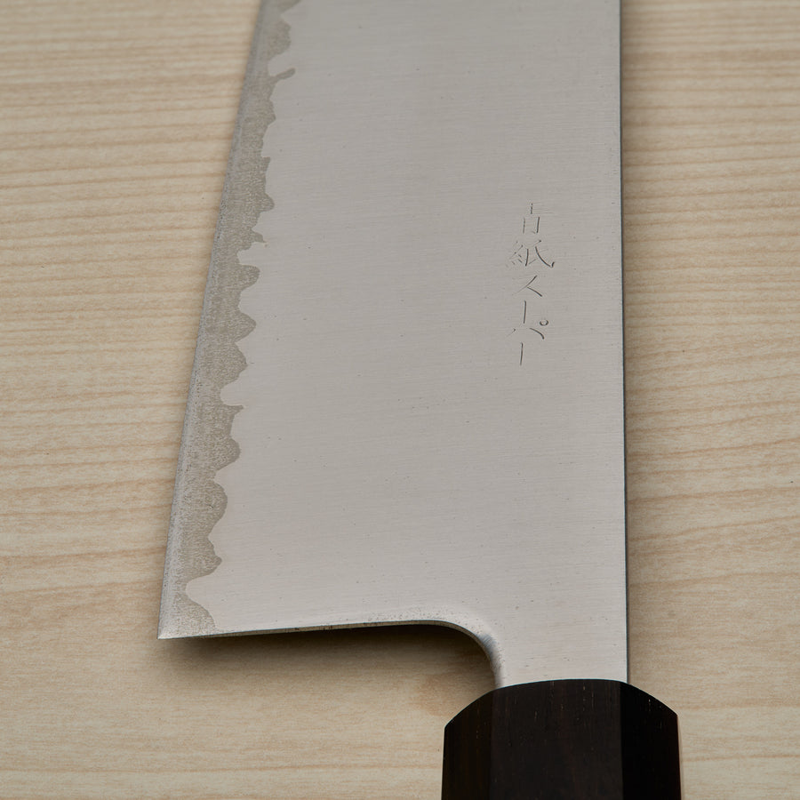 Hitohira Futana SB Migaki Gyuto 240mm Cherry Wood Handle