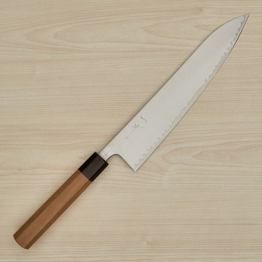 Hitohira Futana SB Migaki Gyuto 240mm Cherry Wood Handle
