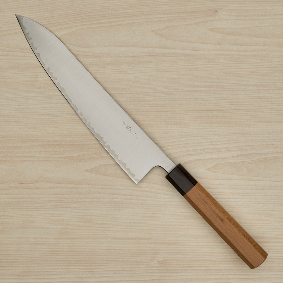 Hitohira Futana SB Migaki Gyuto 240mm Cherry Wood Handle