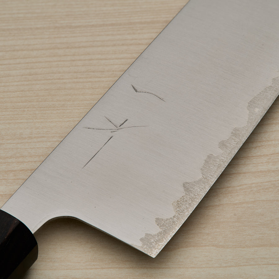 Hitohira Futana SB Migaki Kiritsuke Gyuto 240mm Cherry Wood Handle