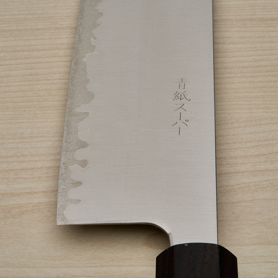 Hitohira Futana SB Migaki Kiritsuke Gyuto 240mm Cherry Wood Handle