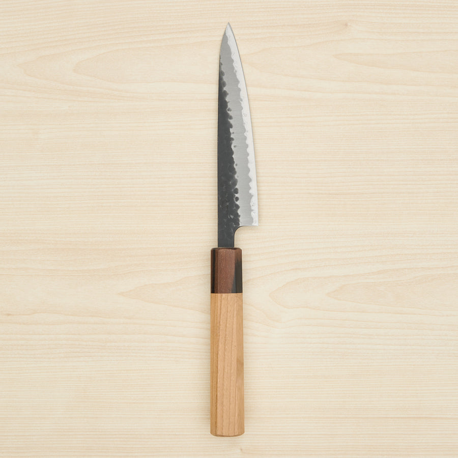 Hitohira Futana SB Kuro Tsuchime Petty 135mm Cherry Wood Handle