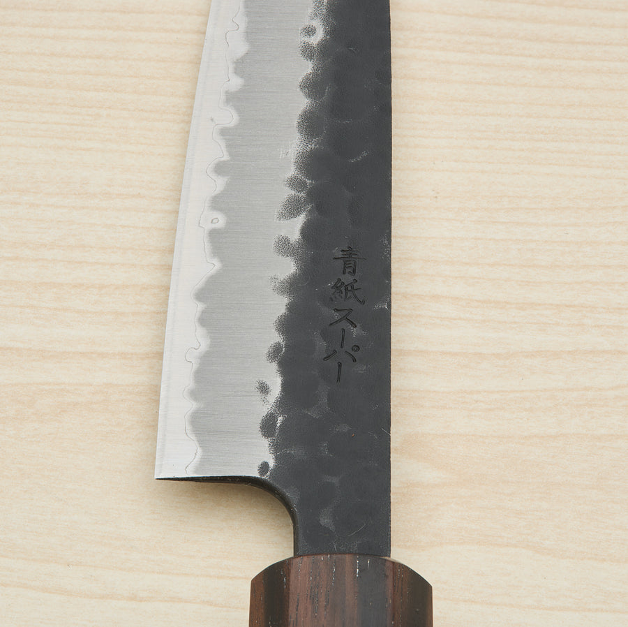 Hitohira Futana SB Kuro Tsuchime Petty 135mm Cherry Wood Handle